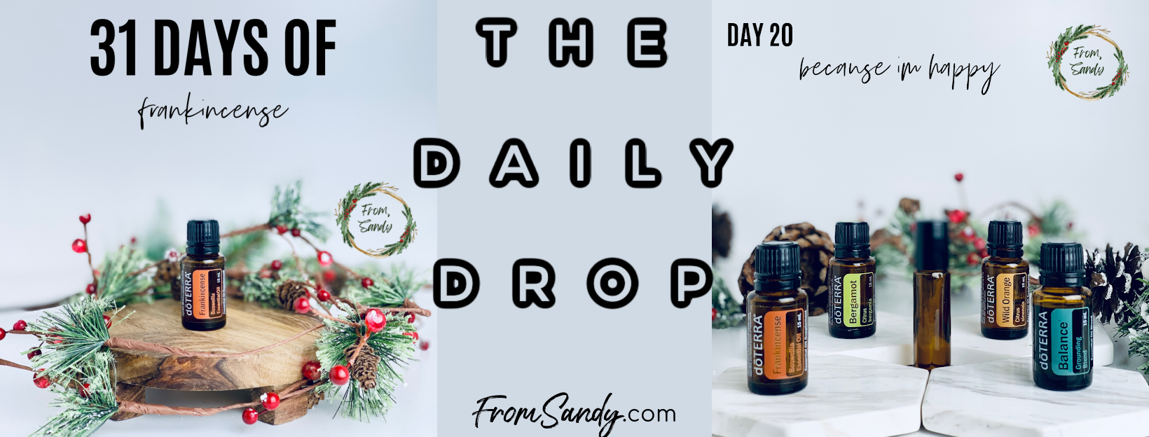 Because I'm Happy (31 Days of Frankincense: Day 20), From Sandy