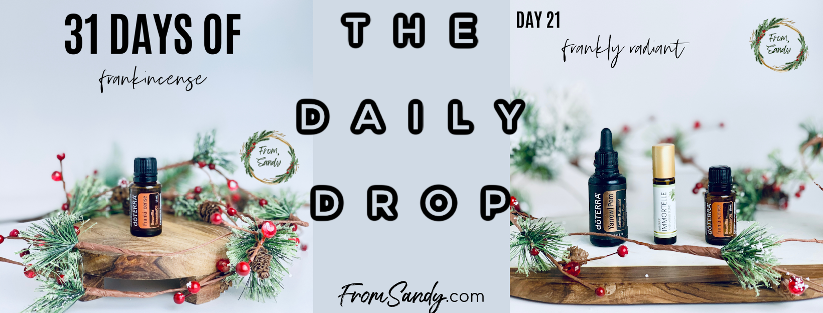 Frankly Radiant (31 Days of Frankincense: Day 21), From Sandy