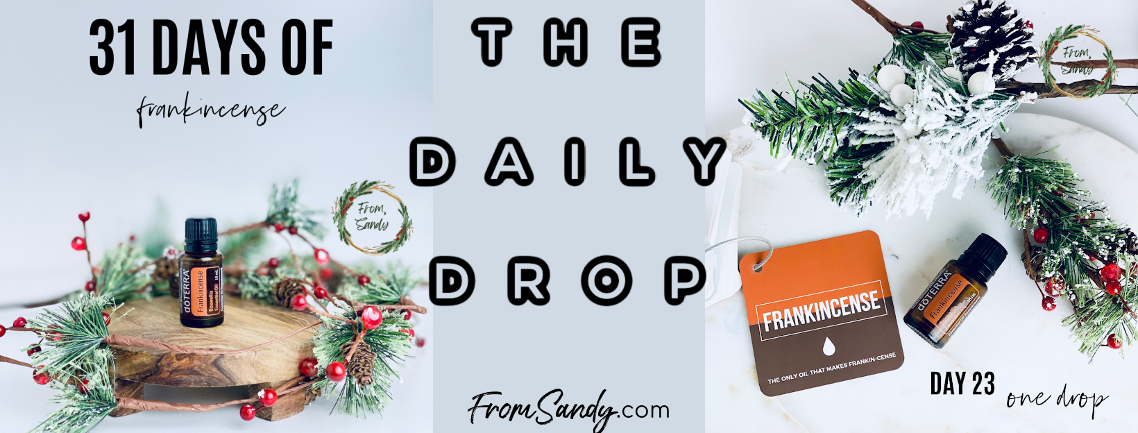 One Drop (31 Days of Frankincense: Day 23), From Sandy
