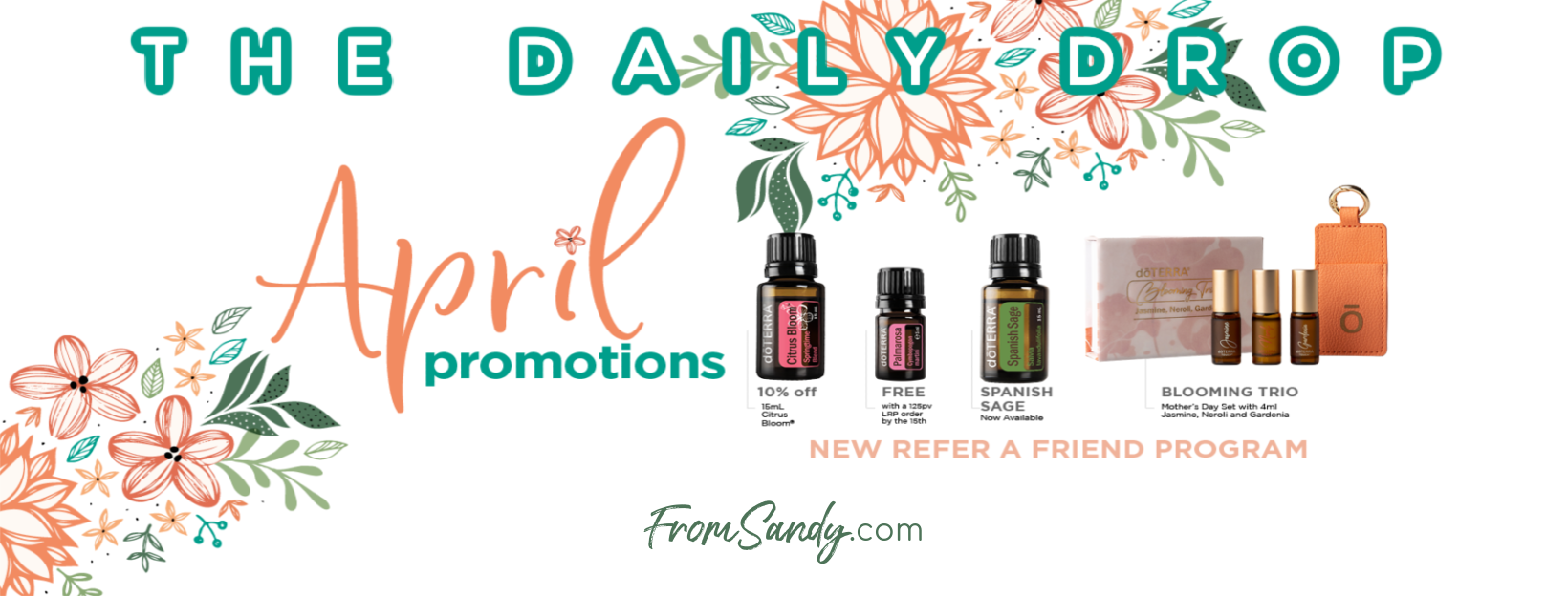 April Promotions | From Sandy
