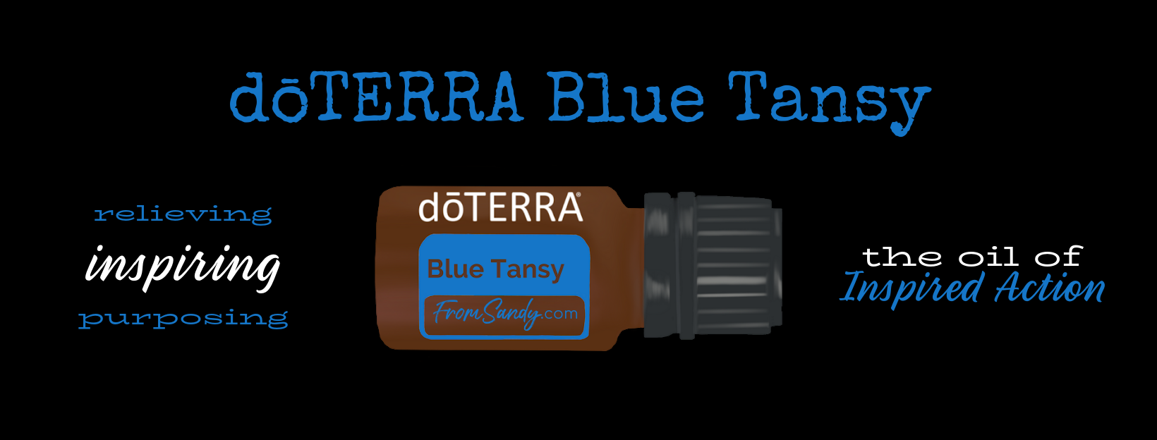 Blue Tansy Essential Oil | From Sandy