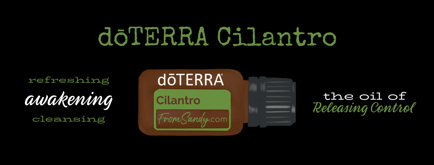 Cilantro Essential Oil | From Sandy