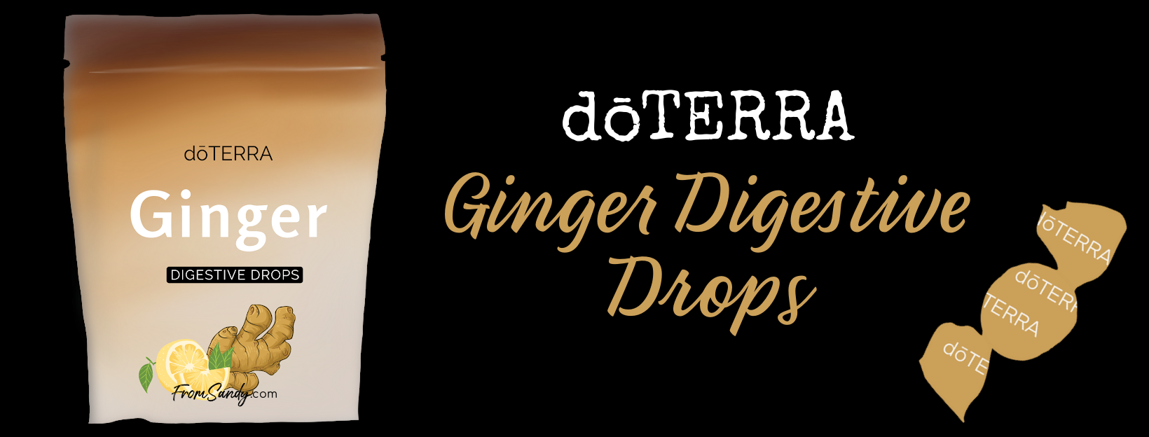 dōTERRA Ginger Digestive Drops | From Sandy