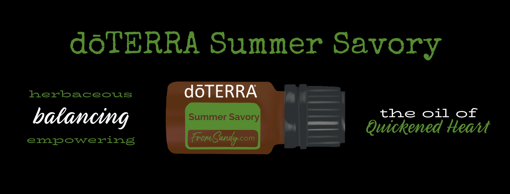 Summer Savory Essential Oil | From Sandy