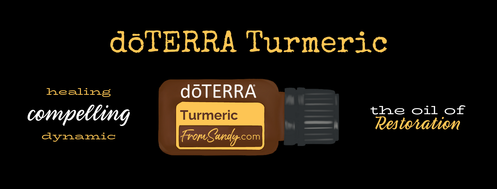 Turmeric Essential Oil | From Sandy