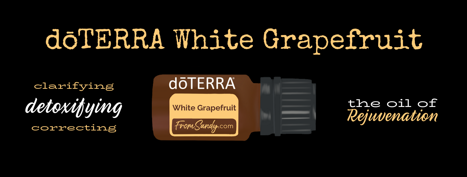 White Grapefruit Essential Oil | From Sandy